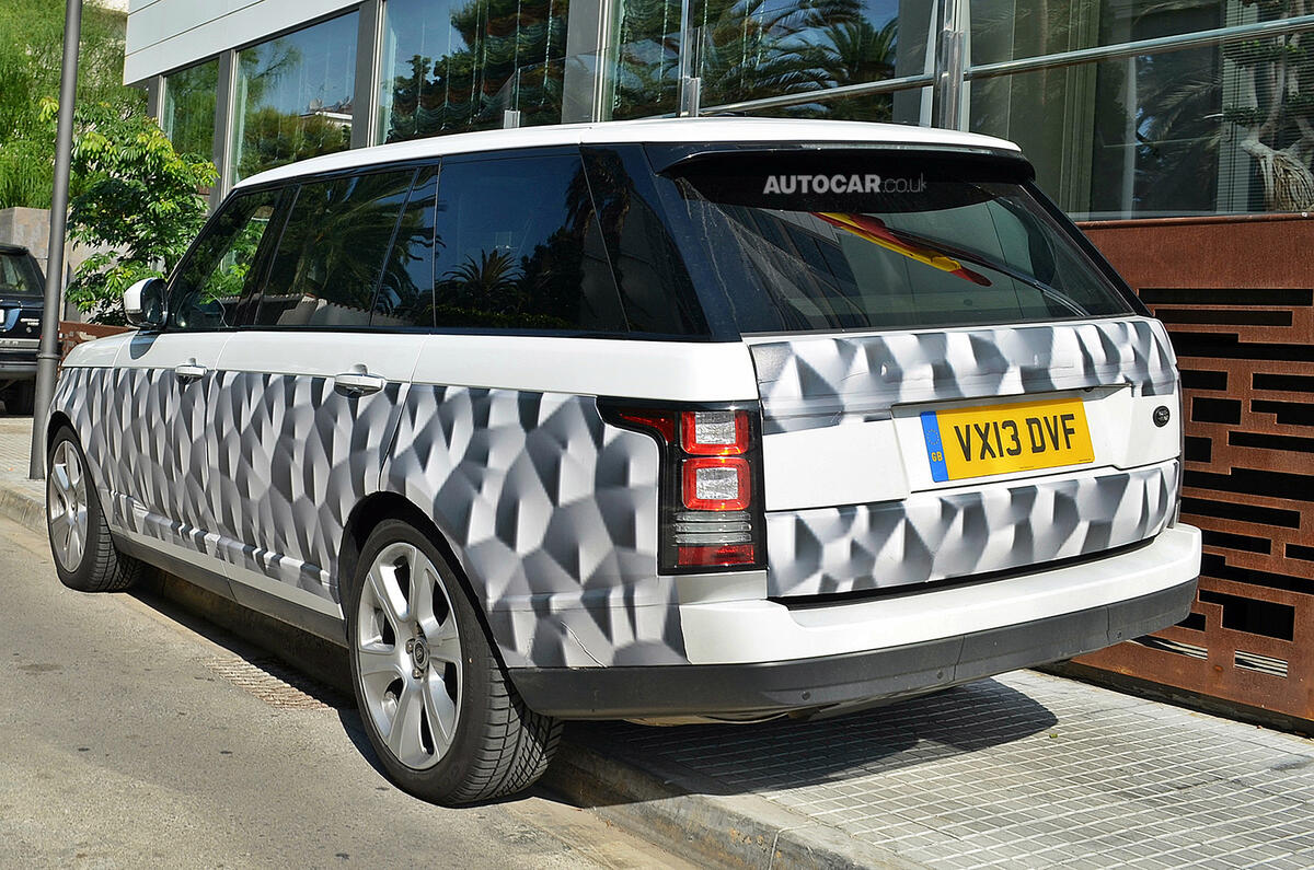 Range Rover longwheelbase spotted